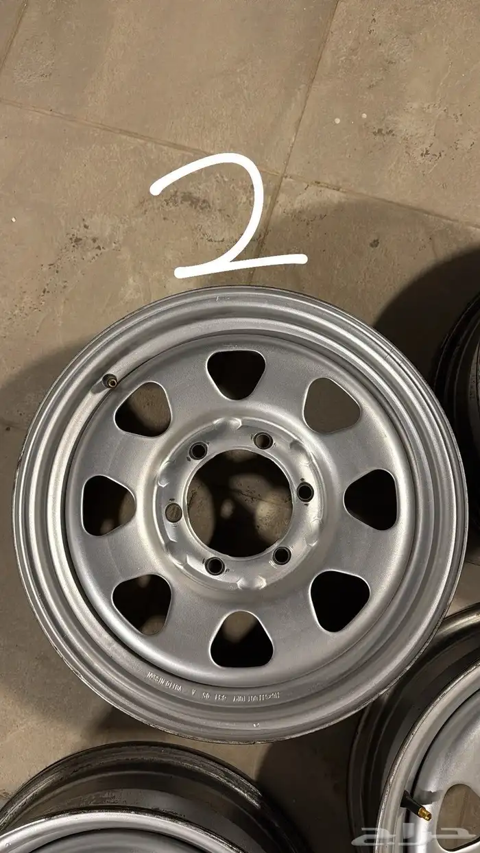 جنوط باترول 2005 ستاندر اصلية نظيفة مقاس 16 ست بلوط 1