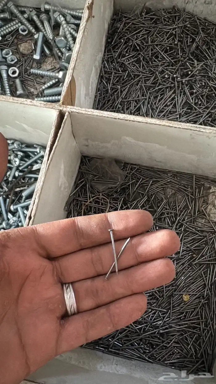 كميات ديكور ابواب حديد مسامير مقاسات مختلفة 9