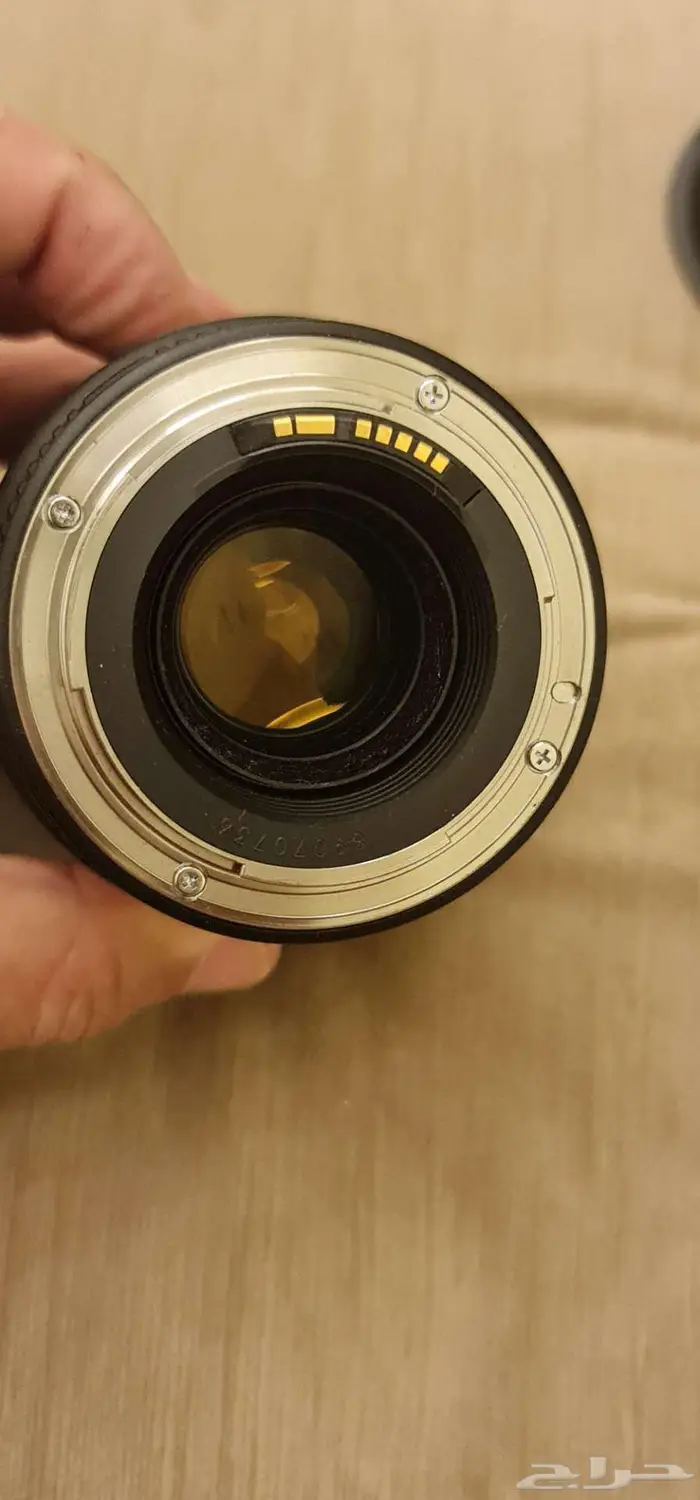 عدسة كانون ماكرو 100mm canon ذهبي 2