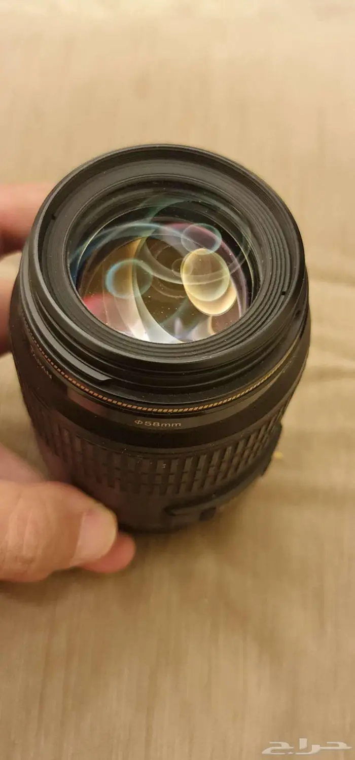 عدسة كانون ماكرو 100mm canon ذهبي 5