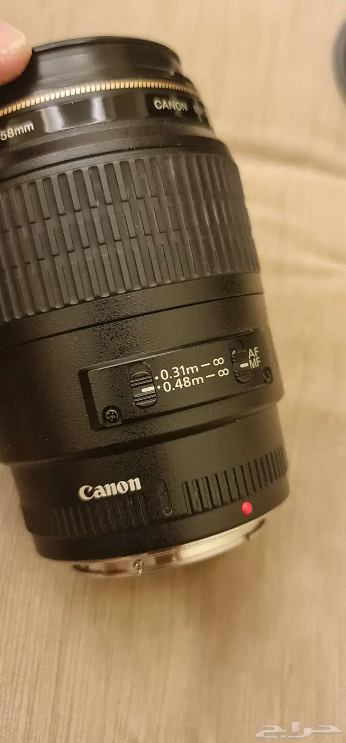 عدسة كانون ماكرو 100mm canon ذهبي 6