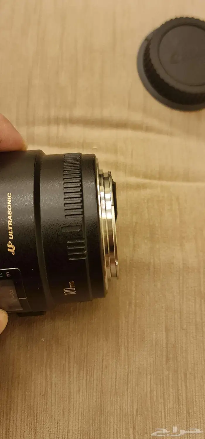 عدسة كانون ماكرو 100mm canon ذهبي 1