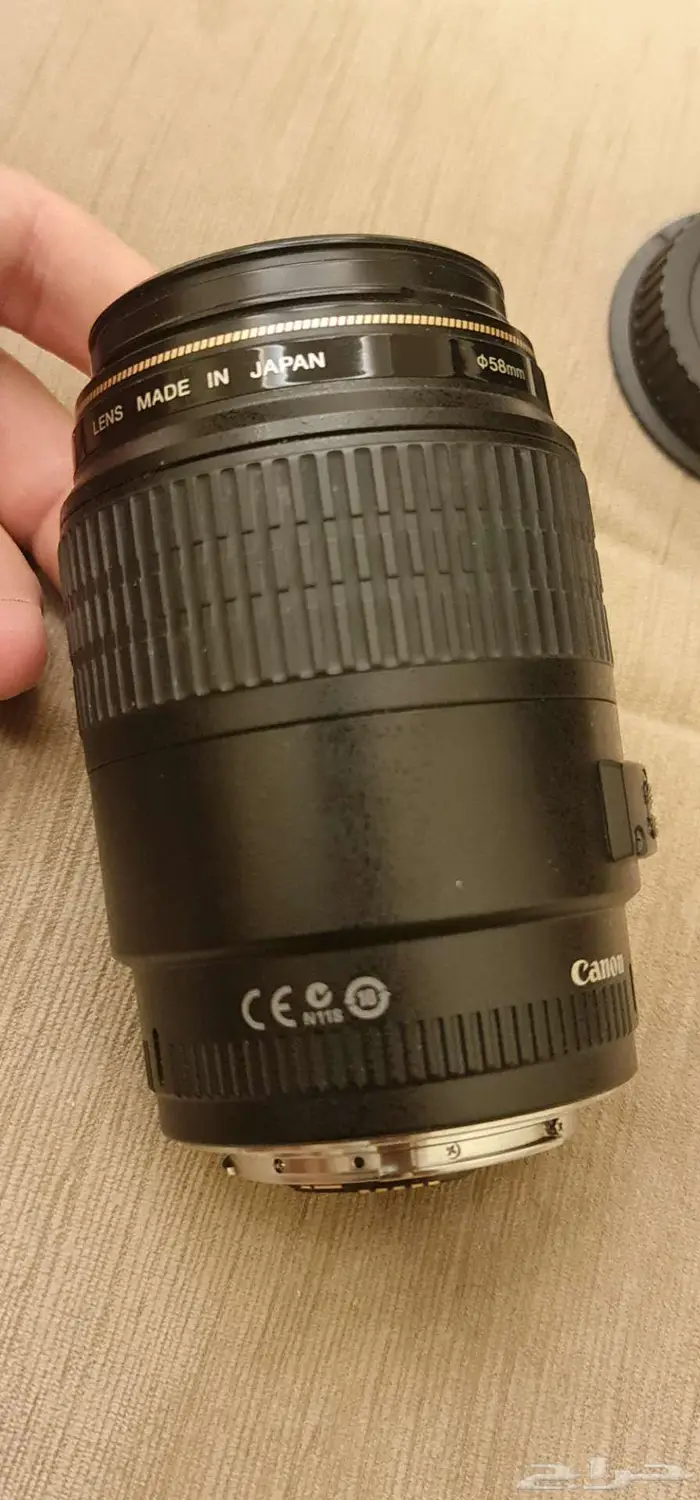 عدسة كانون ماكرو 100mm canon ذهبي 3