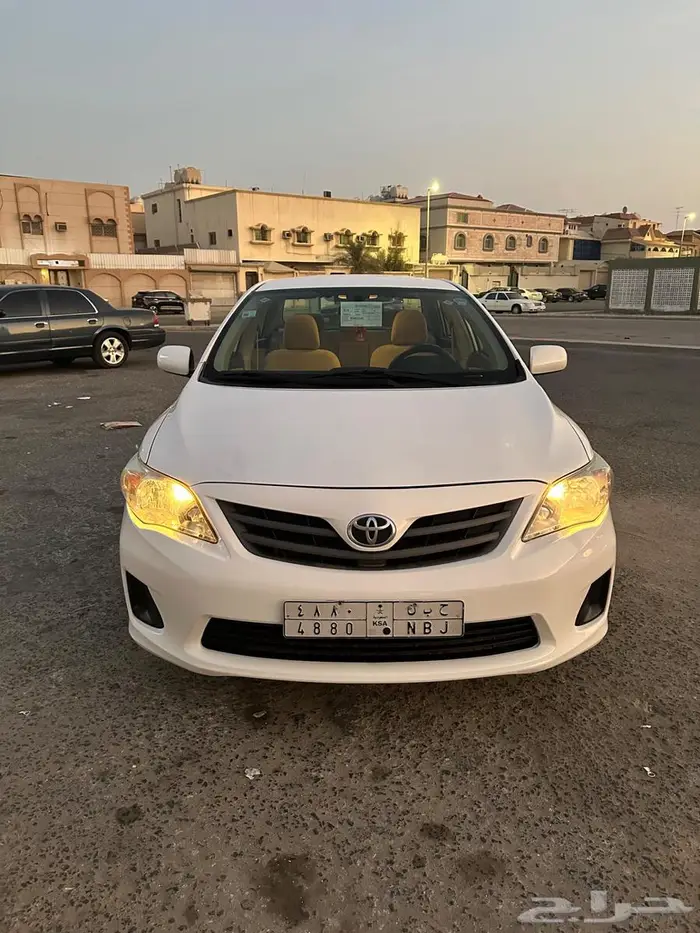 كورلا ابيض 2013 وكالة 0