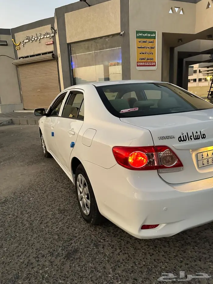 كورلا ابيض 2013 وكالة 10