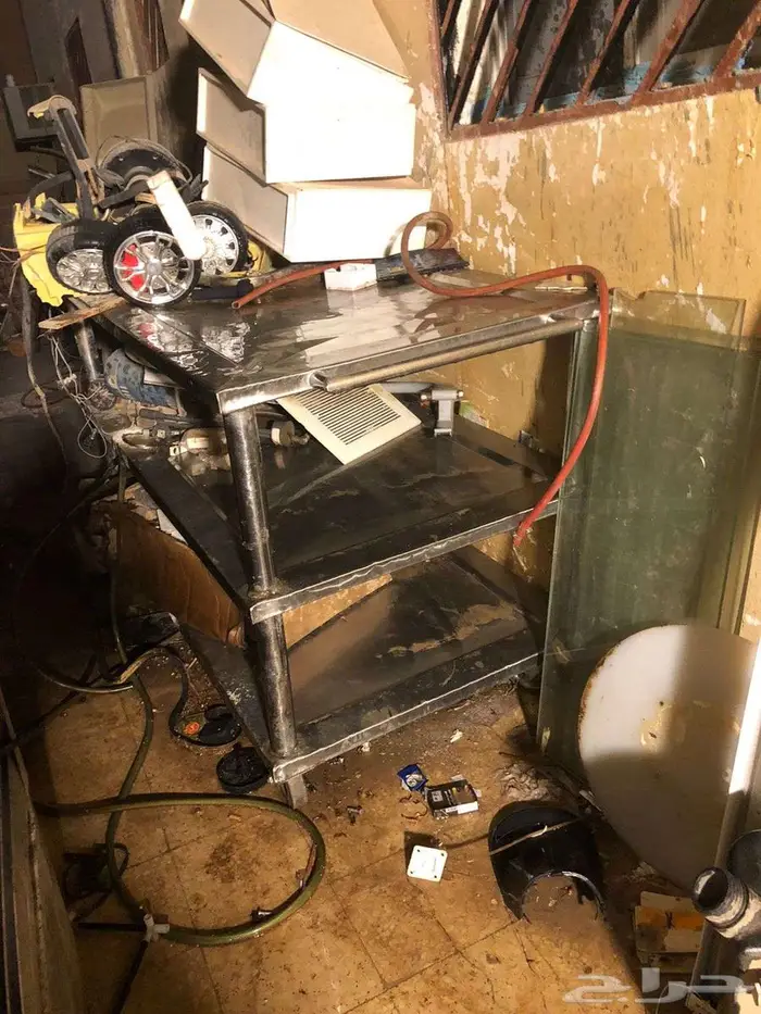 طاولات ستيل عدد4وشوايه دجاج 6