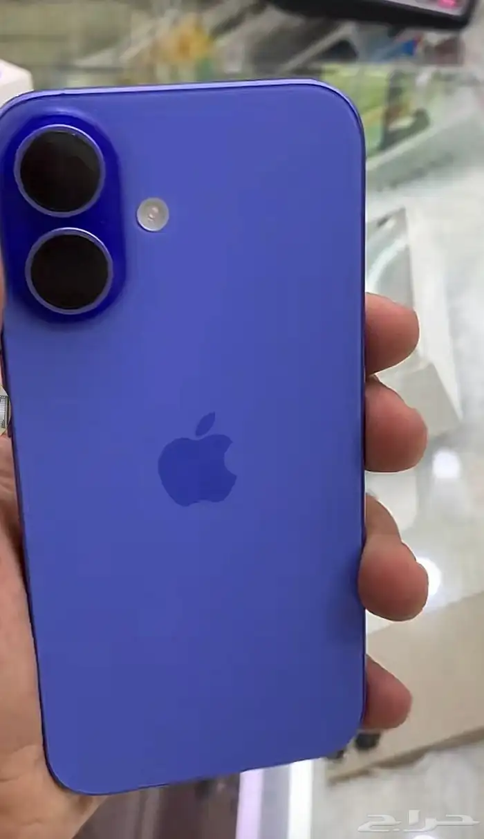 iPhone 16  عادي ازرق 128 جيجا بطارية 100 0