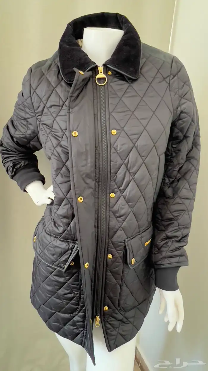 جاكيت نسائي Barbour الكلاسيكي المبط ن 0