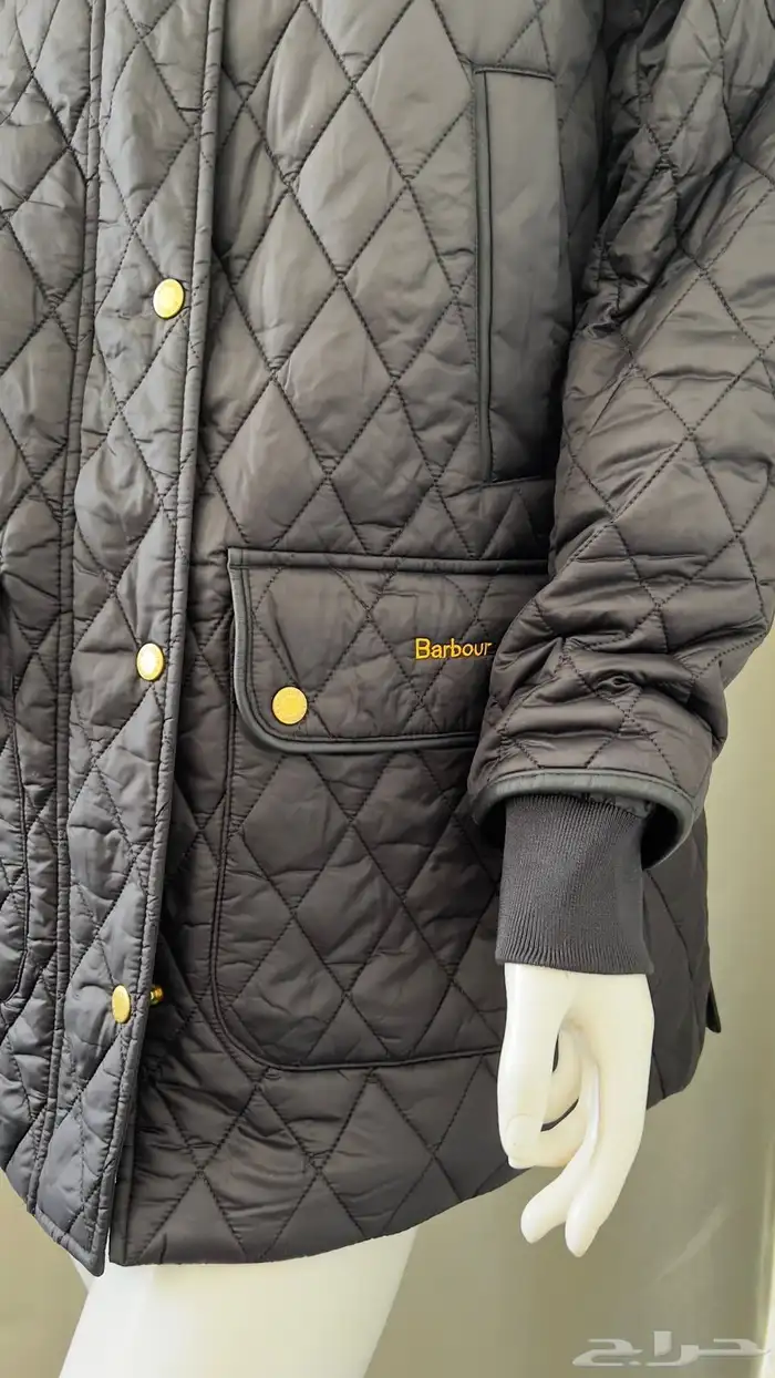 جاكيت نسائي Barbour الكلاسيكي المبط ن 1
