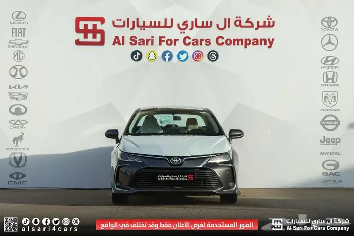 تويوتا كورلا XLI جنوط محرك 2.0 2025 اقساط بنوك وشركات 0