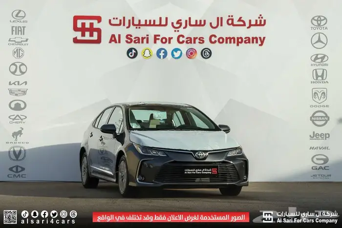 تويوتا كورلا XLI جنوط محرك 2.0 2025 اقساط بنوك وشركات 1