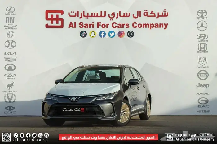 تويوتا كورلا XLI جنوط محرك 2.0 2025 اقساط بنوك وشركات 3