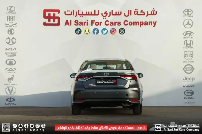 تويوتا كورلا XLI جنوط محرك 2.0 2025 اقساط بنوك وشركات 5