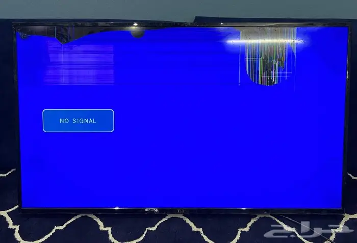 شاشه TIT كسر فوق وتلون فوق والباقي شغال 1