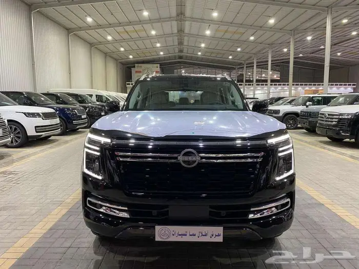 نيسان باترول بلاتنيوم 2025 اسود توين تربو خليجي عماني 0