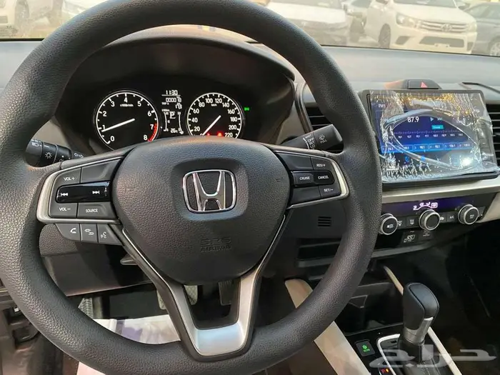 هوندا سيتي 2024 اصفار سعودي تشغيل بصمه شاشه كاميرا 7