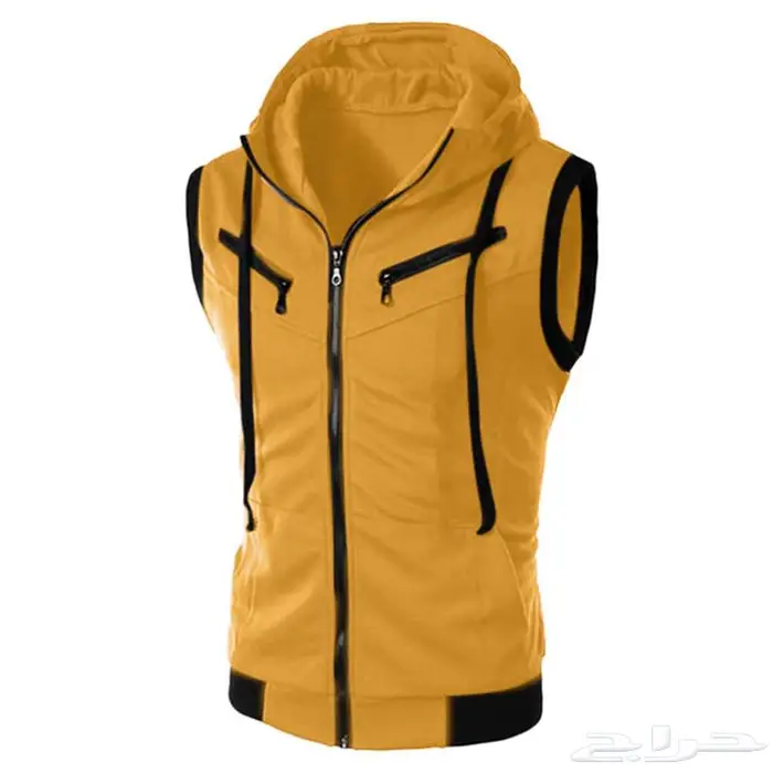 Hooded sleeveless jacket for casual wear 4