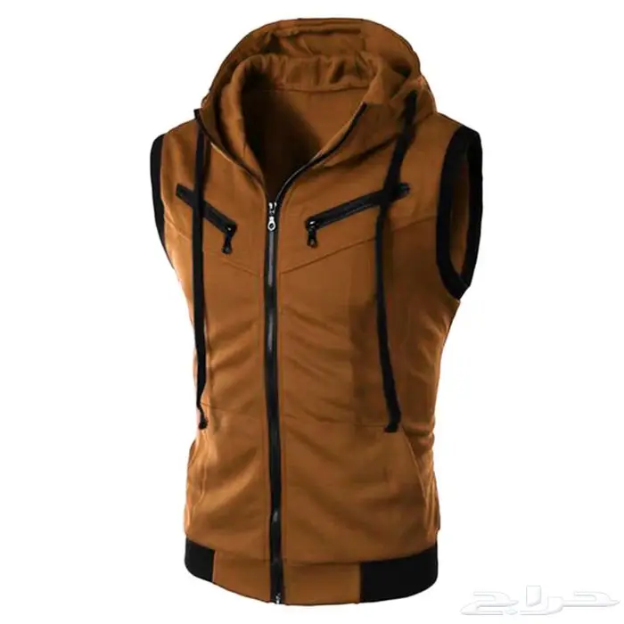 Hooded sleeveless jacket for casual wear 3