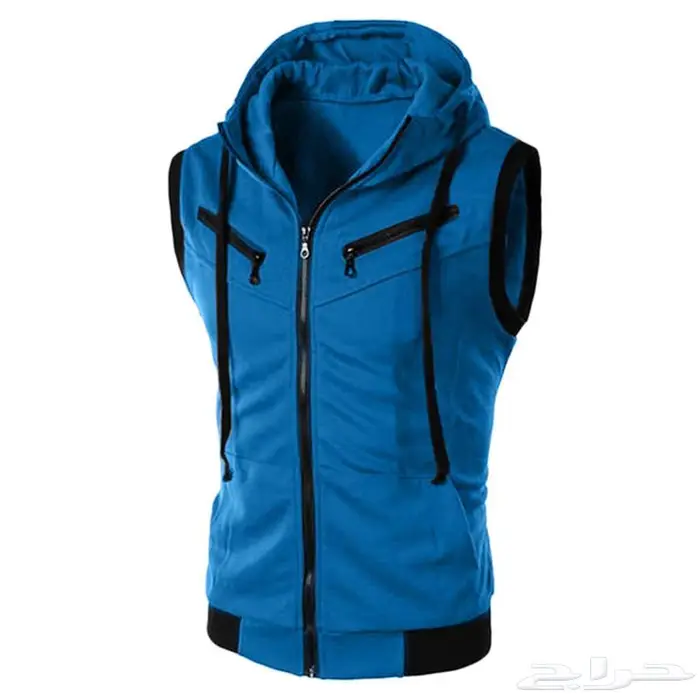 Hooded sleeveless jacket for casual wear 2