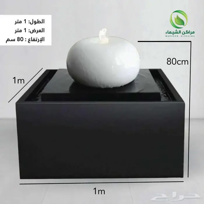 افضل نوافير وشلالات واحواض زرع كبيرة خارجية فايبر بالجملة 5