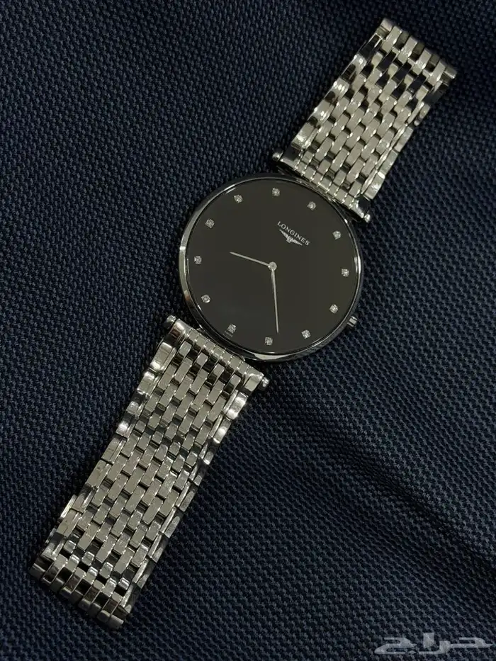 ساعة لونجنس الماس اصليه 9