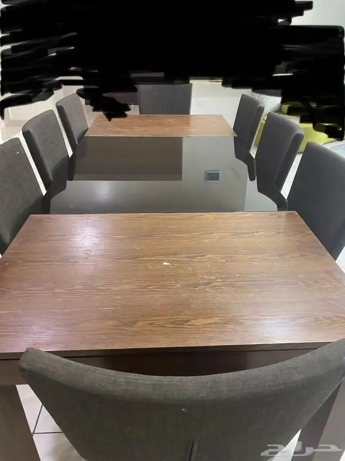 طاولة طعام شريتها من أبيات ب5500 وحاب ابيعها ب3000 ريال 1