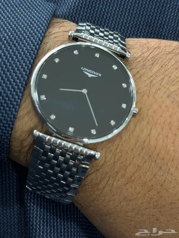 ساعة لونجنس الماس اصليه 7