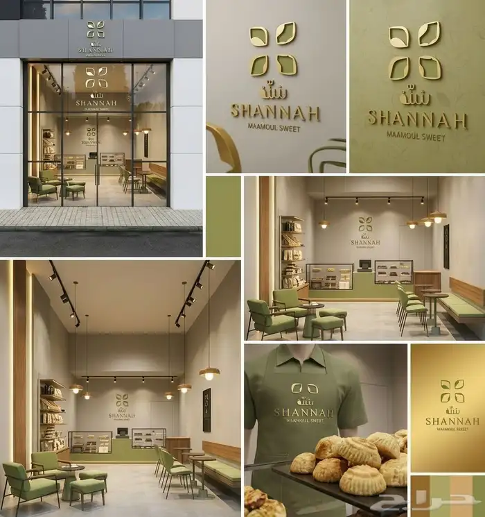 تصميم وتطوير لوقو   هوية بصرية   ديكور 14