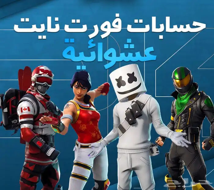 بيع حسابات فورت نايت عشوائية يوجد اشتراك نتفلكس 0