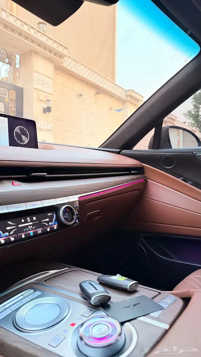 جنسس GV80 2021 ( بنزين 6V ) فل اوبشن بحالة الوكالة 23