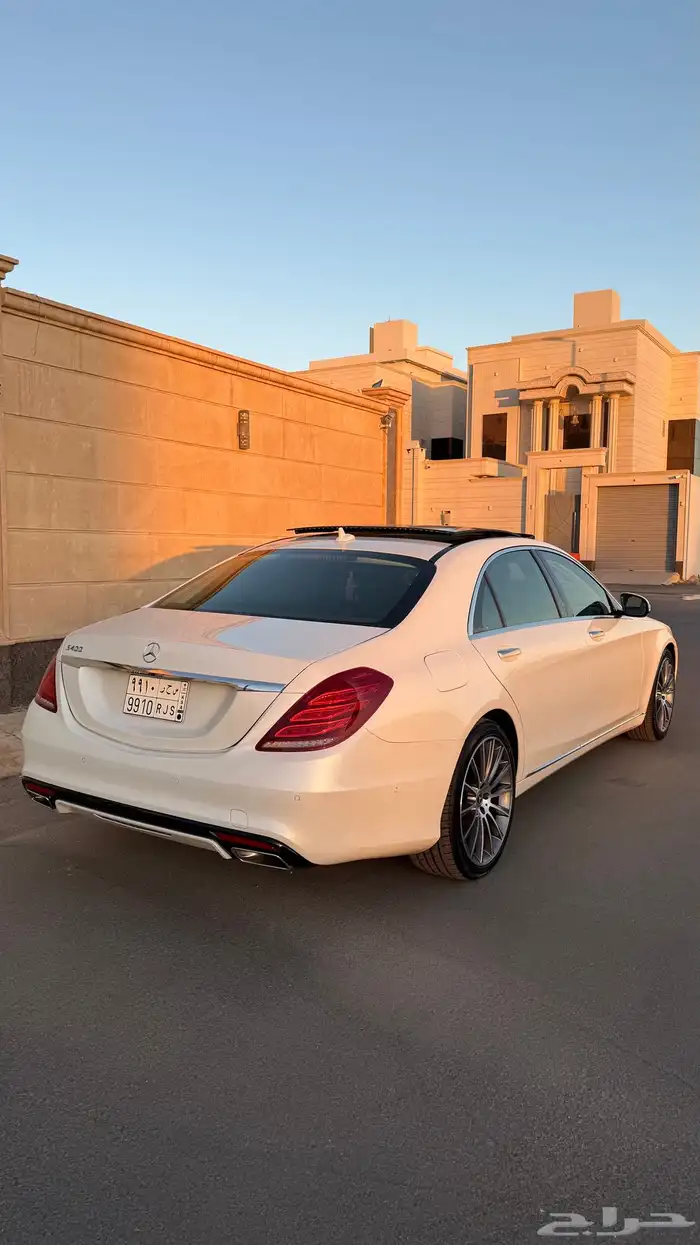مرسيدس 2015 S400 فصوص 4 (أزرار) لؤلؤي داخلي بيج هلوز 17