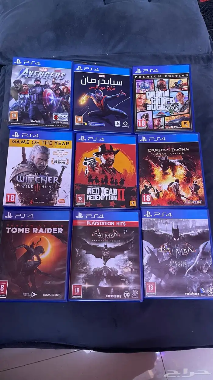 اشرطه ps4 نظيفه استخدام مره وحده 1