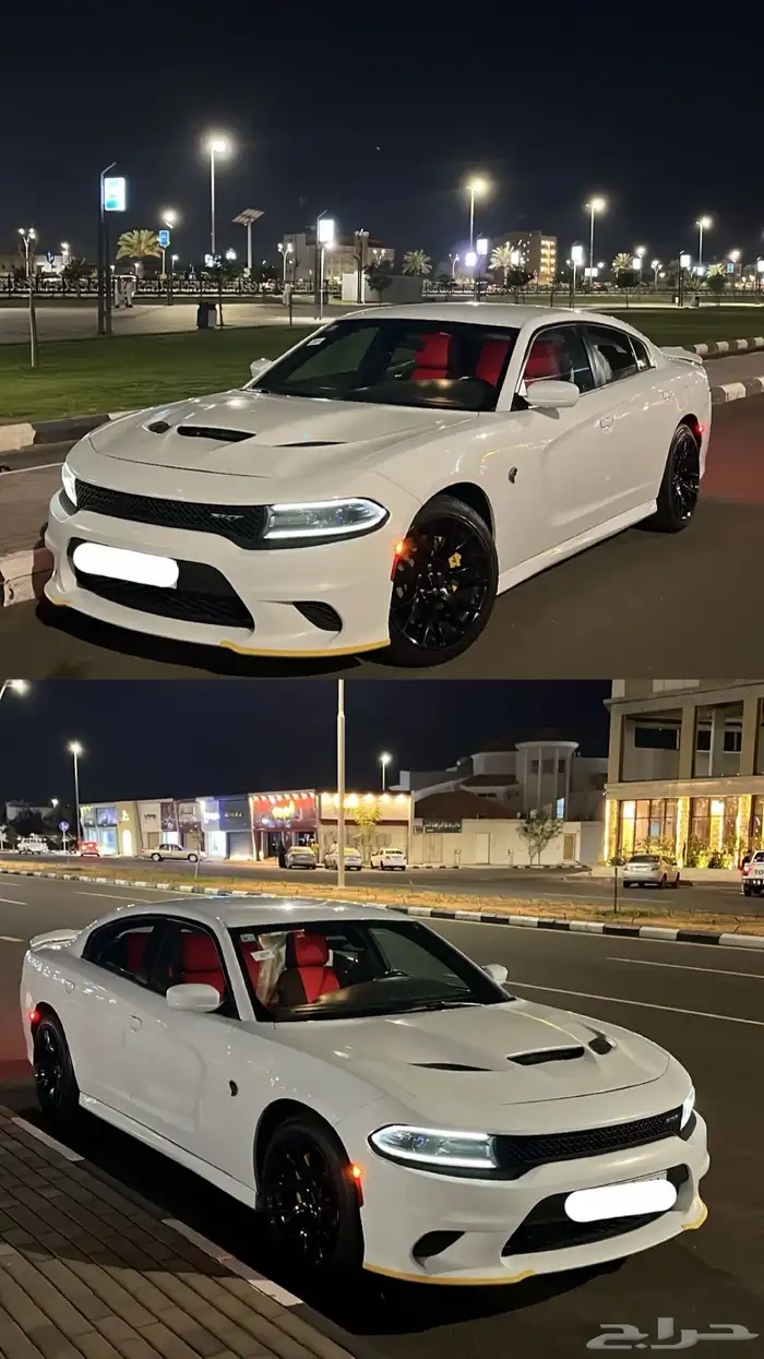 دوج تشارجر 2018 - SXT 6 سلندر ابيض 2