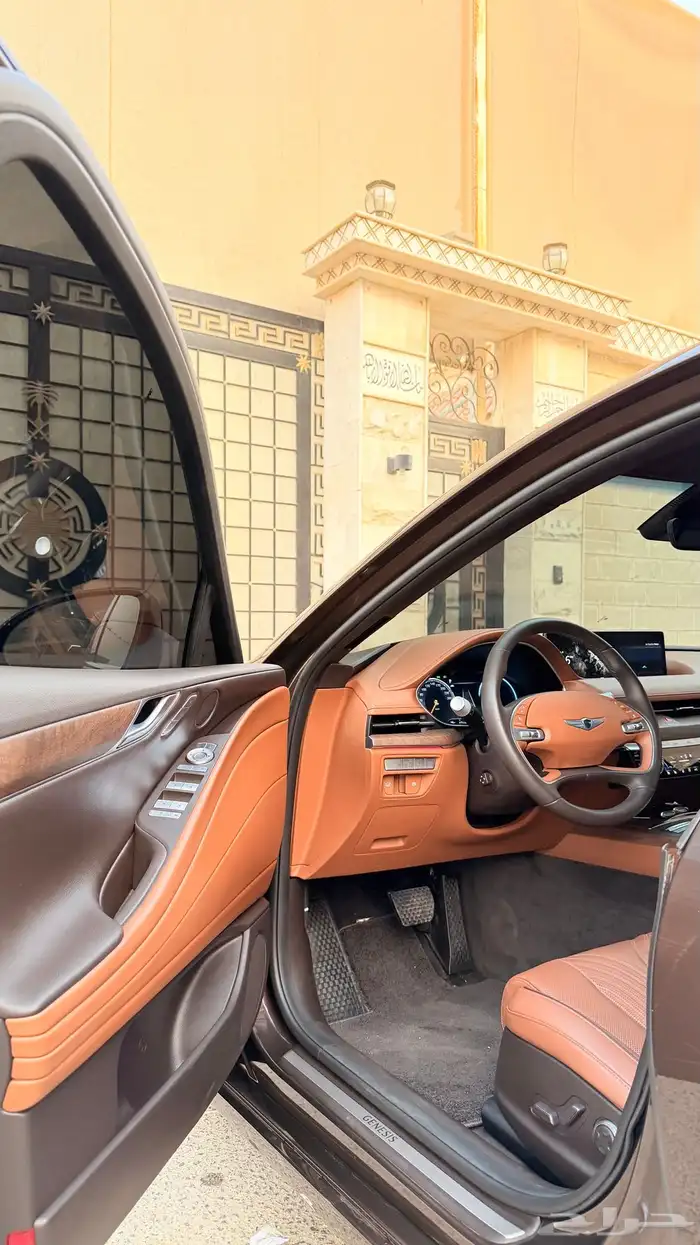 جنسس GV80 2021 ( بنزين 6V ) فل اوبشن بحالة الوكالة 9