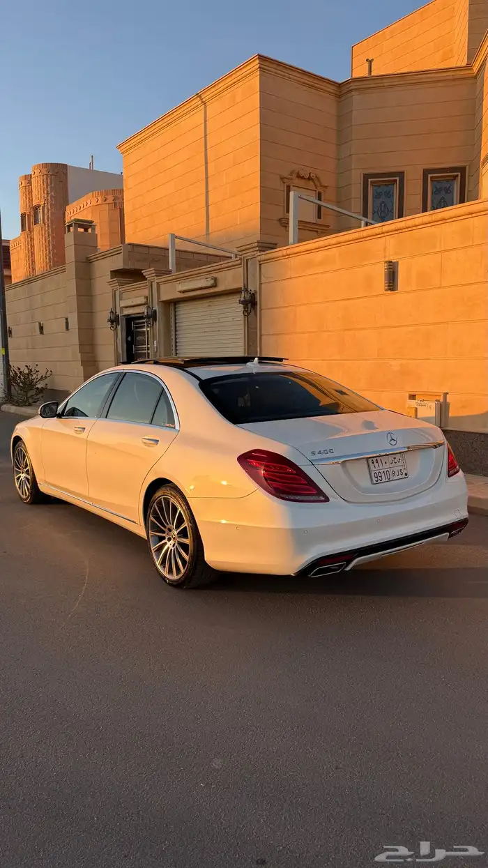 مرسيدس 2015 S400 فصوص 4 (أزرار) لؤلؤي داخلي بيج هلوز 8