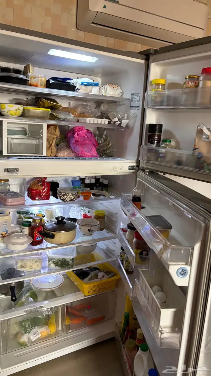 ثلاجة LG مقاس 21 قدم 5