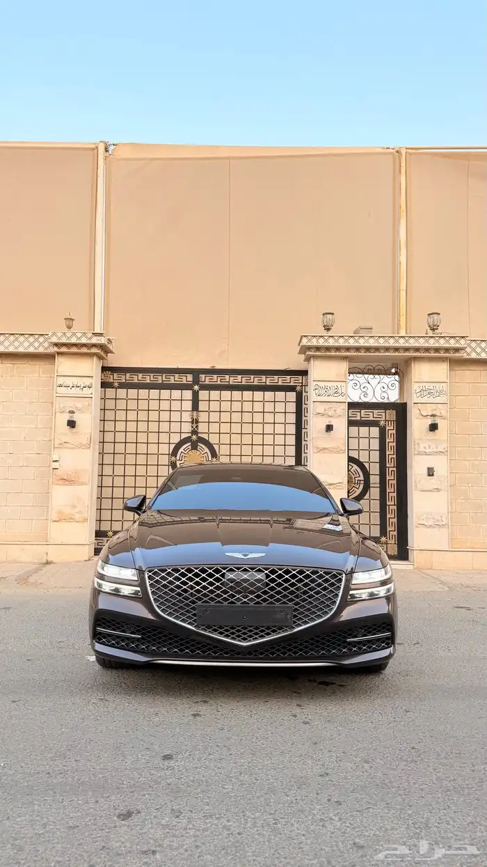 جنسس GV80 2021 ( بنزين 6V ) فل اوبشن بحالة الوكالة 2