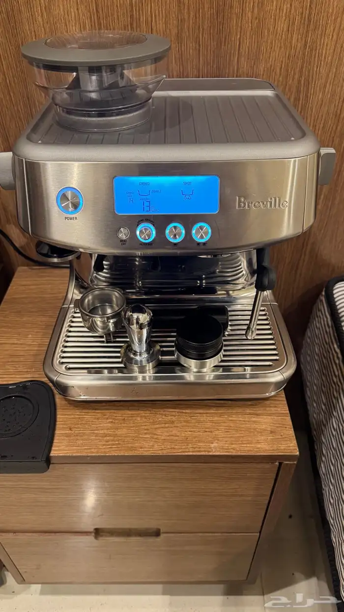 ماكينه بريفيل باريستا برو فضي Breville barista pro 0
