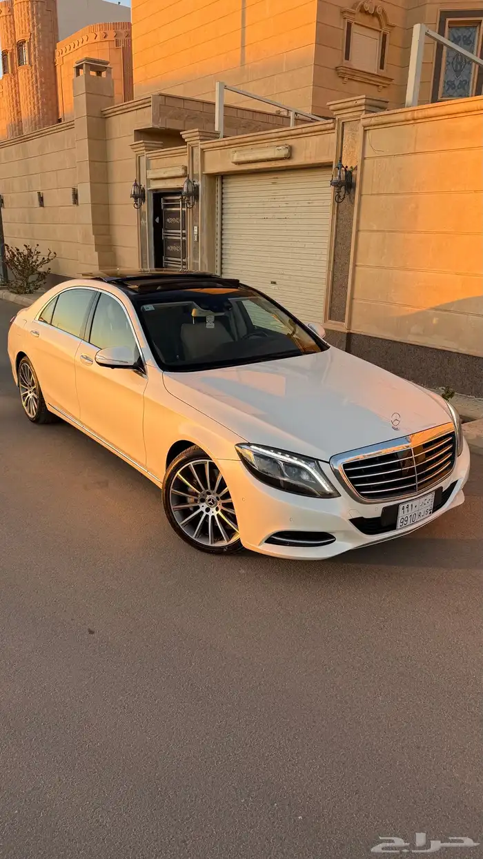 مرسيدس 2015 S400 فصوص 4 (أزرار) لؤلؤي داخلي بيج هلوز 12