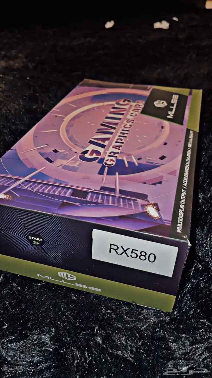 شاشة العاب ال جي و كرت شاشة RX580 4