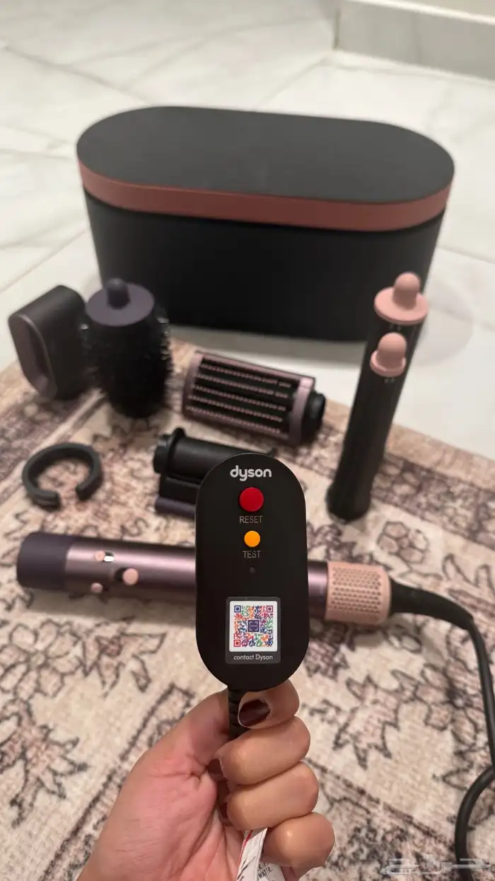 جهاز دايسون للشعر باللون البرقوقي 4