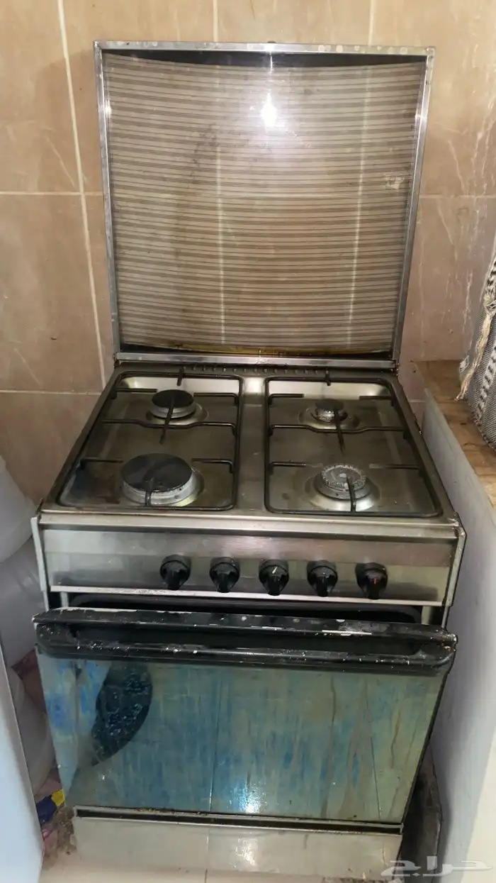 بوتاجاز اربعة عيون مع اصطوانة غاز 0