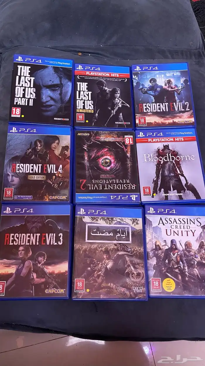 اشرطه ps4 نظيفه استخدام مره وحده 0