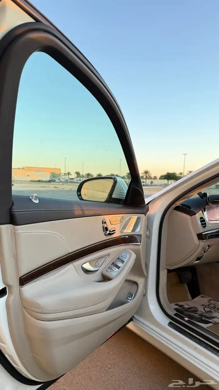 مرسيدس 2015 S400 فصوص 4 (أزرار) لؤلؤي داخلي بيج هلوز 22