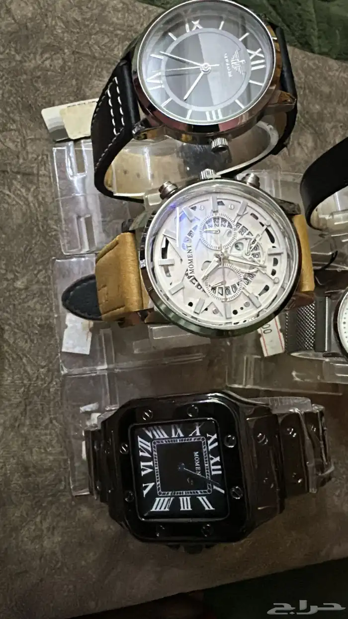 ساعات جديده وفخمه نسائي ورجالي اطقم ومفرد وزوجيه 7