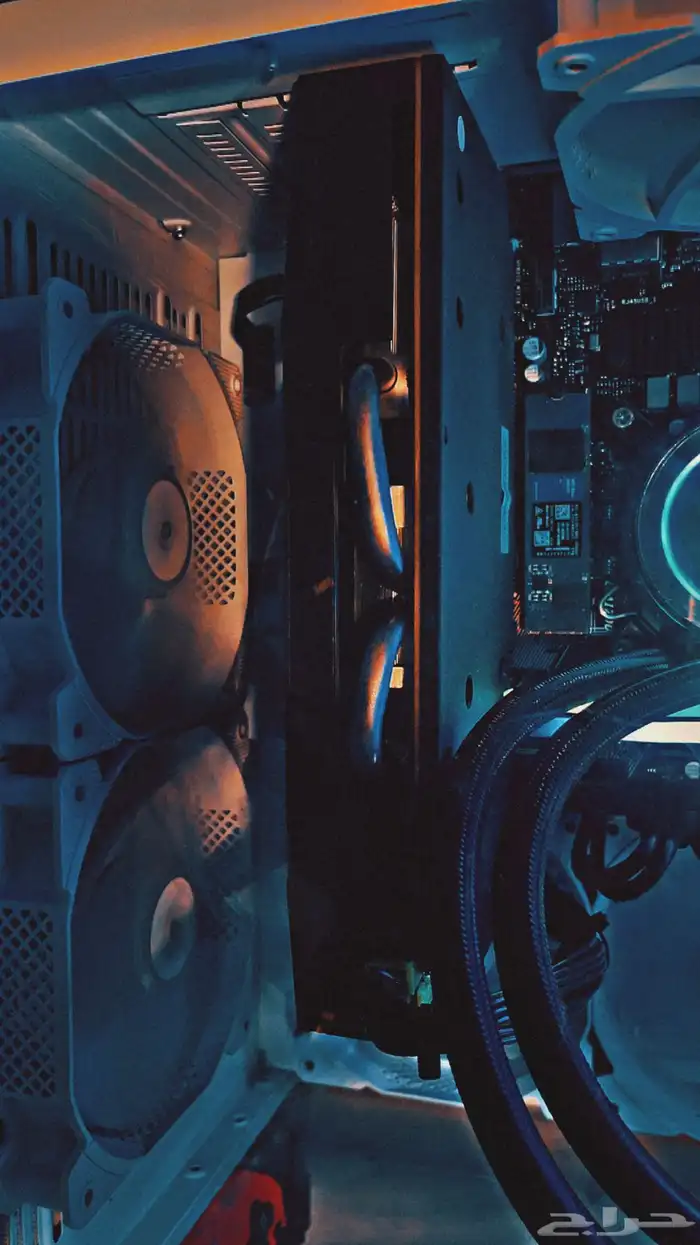 شاشة العاب ال جي و كرت شاشة RX580 6