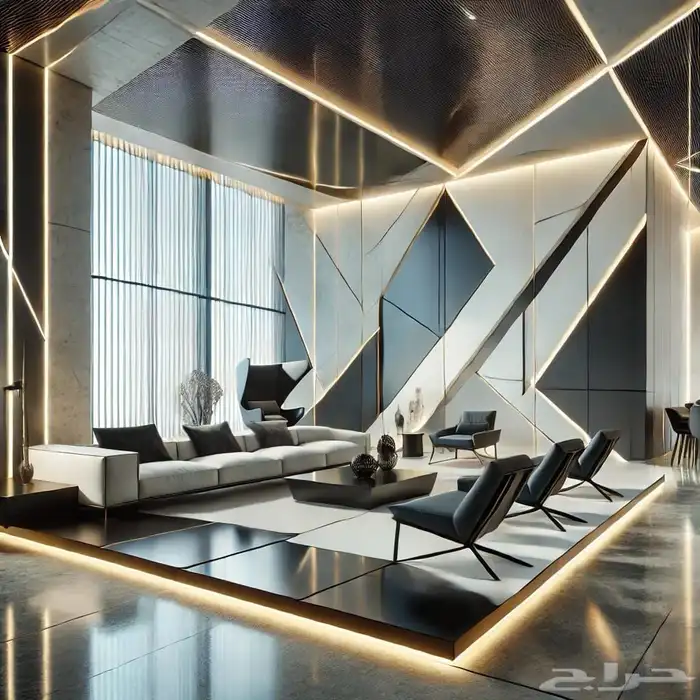 تصميم ديكور معماري ثلاثي الأبعاد 3