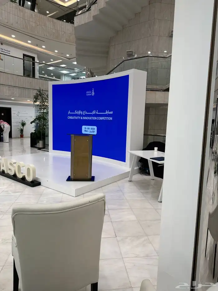 تنظيم معارض وبوثات شاشات تفاعليه وشاشات p3 و p2.6 7