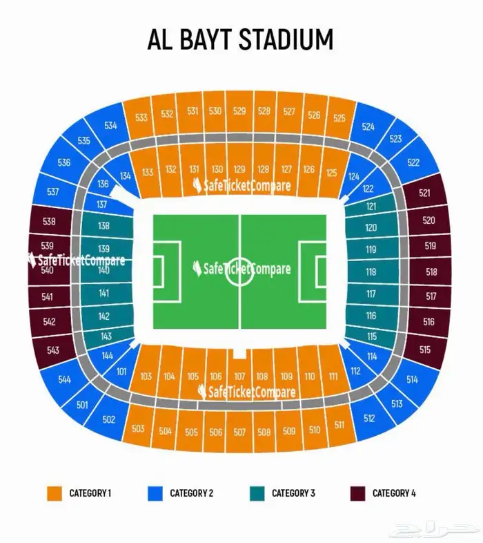 6 تذاكر ال 60 ريال أعلى شي مبارة السعودية وجز القمر 0