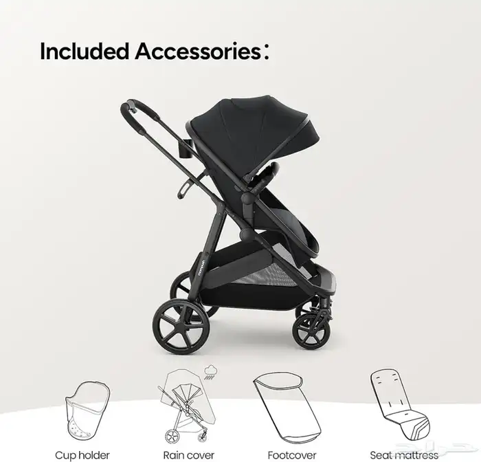 عربيه اطفال موم بوش 2 في 1. mom push stroller 2-1 2